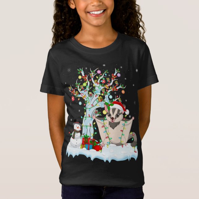 Camiseta Glândula de Açúcar Xmas Tree Lighting Sugar Glange (Frente)