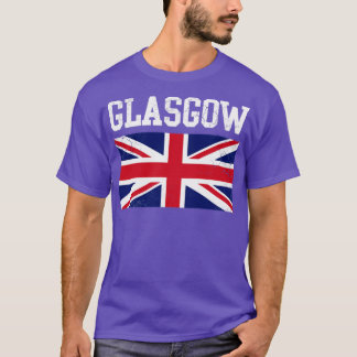 Camiseta Glasgow Inglaterra Reino Unido Union Jack