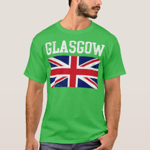 Camiseta Glasgow Inglaterra Reino Unido Union Jack