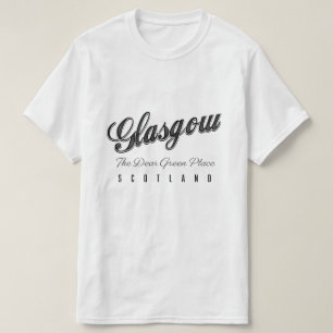 Camiseta Glasgow Scotland "The Dear Green Place"