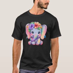 Camiseta Glass Elephant Ladie Save Elephant Kindness Mulher