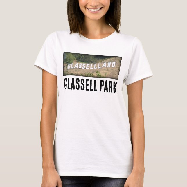 Camiseta Glassellland Hollywood Sign in Glassell Park, CA (Frente)