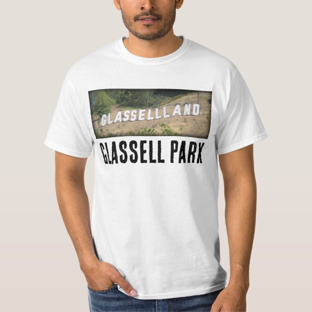 Camiseta Glassellland Hollywood Sign in Glassell Park, CA (Frente)