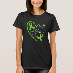 Camiseta Glaucoma Sensibilização Fé Esperança Apoio ao Amor