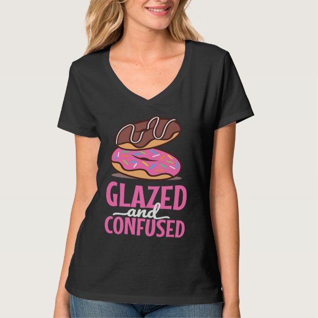 Camiseta Glazed And Confused   Donut  1 (Frente)