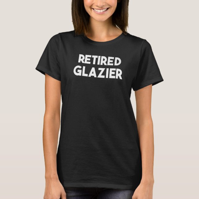 Camiseta Glazier aposentado (Frente)