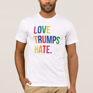 Camiseta GLBT Love Trums Hate