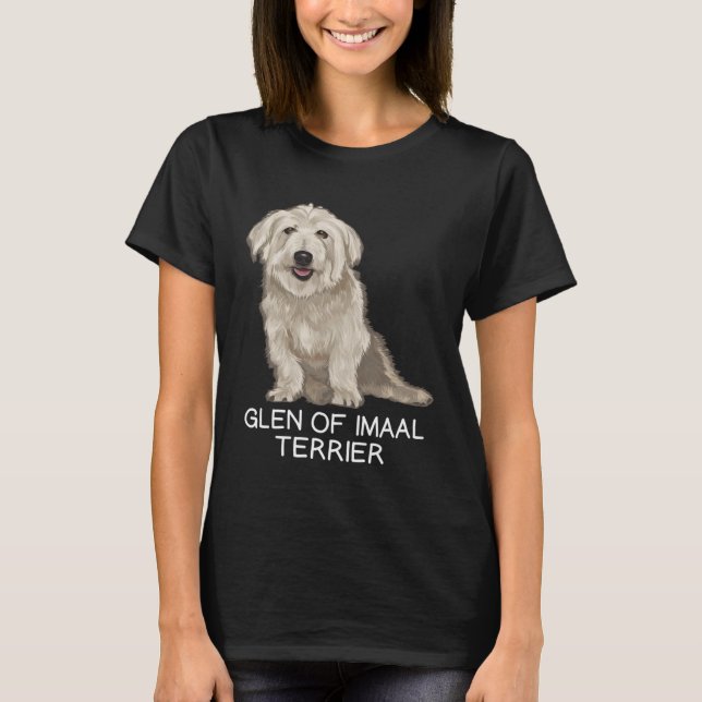 Camiseta Glen of Imaal Terrier Crazy Dog (Frente)
