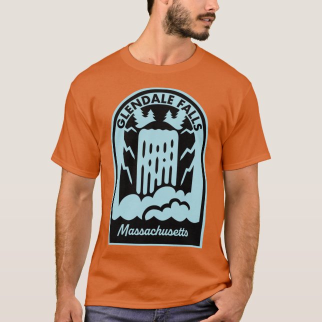 Camiseta Glendale Falls Massachusetts Oversize (Frente)