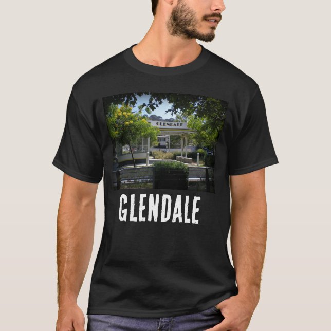 Camiseta Glendale, MiniPark da Praça Adams, Califórnia (Frente)