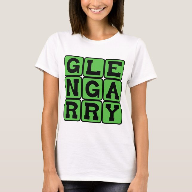 Camiseta Glengarry, Chapéu em Forma de Barco (Frente)