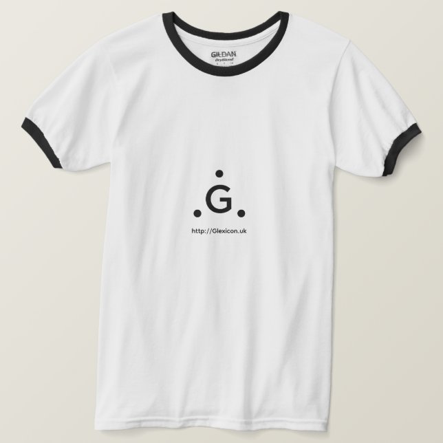 Camiseta Glexicon UK Ringer (Frente do Design)