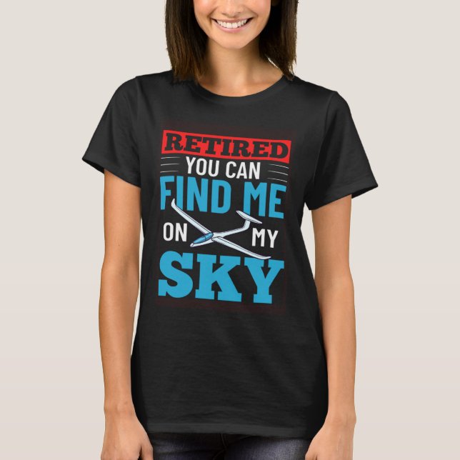 Camiseta Glider Plane Pilot Flying Sailplane Training Fligh (Frente)