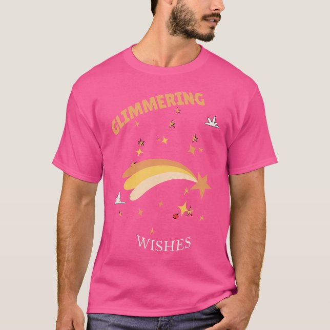 Camiseta Glimmering Wishes Shooting Starss Present (Frente)