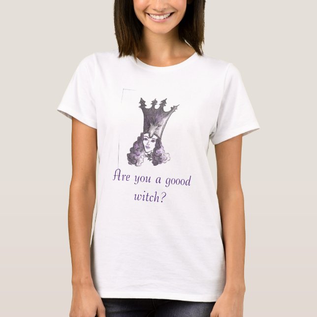 Camiseta Glinda, é você uma bruxa do goood? (Frente)