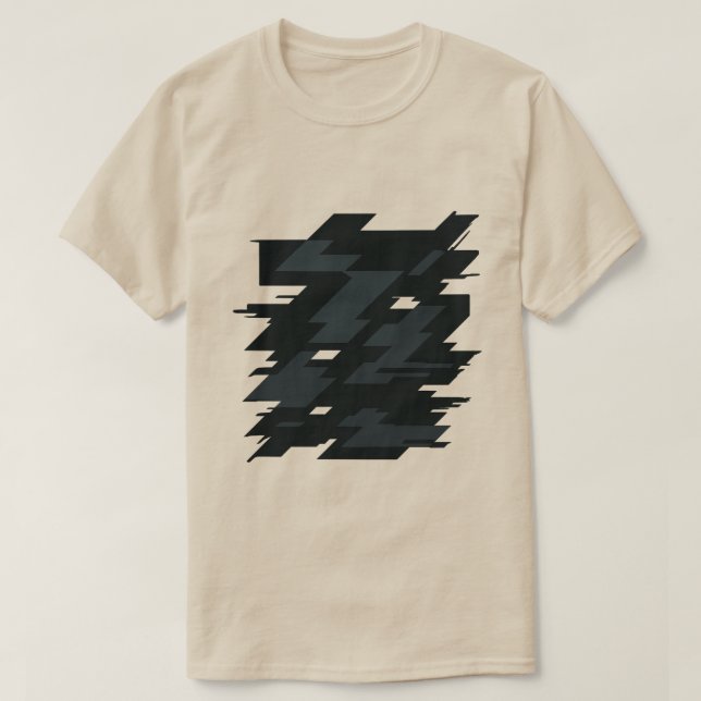 Camiseta Glitch Art Men's T-Shirt (Frente do Design)