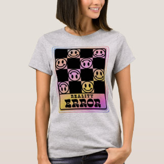 Camiseta Glitch Core Carinhas Felizes