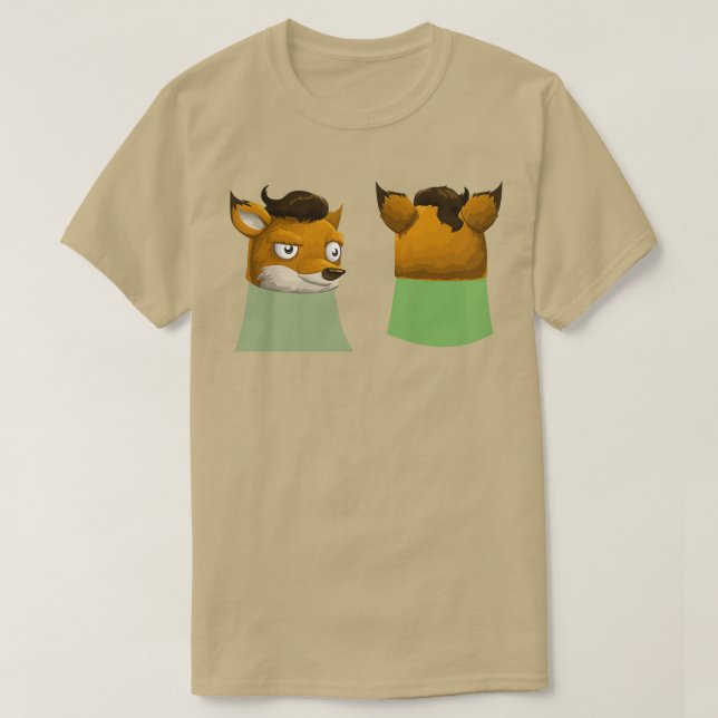 Camiseta Glitch Hats Glitchamaphone Fox Mask (Frente do Design)