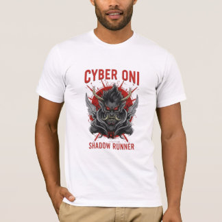 Camiseta Glitch Neon Cidade Overload Japonês Cyberpunk