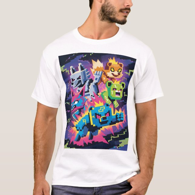 Camiseta Glitch Rampage (Frente)