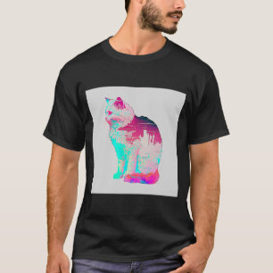 Camiseta Glitor de Ondas Anestésicas de Vaperwave Retroonda