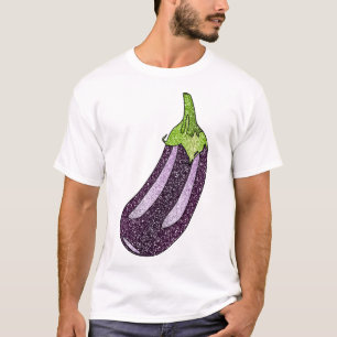 Camiseta Glitter EggPlant