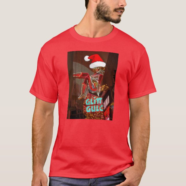 Camiseta Glitter Gulch Christmas (Frente)