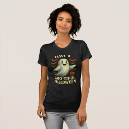 Camiseta Glittery Ghost Halloween