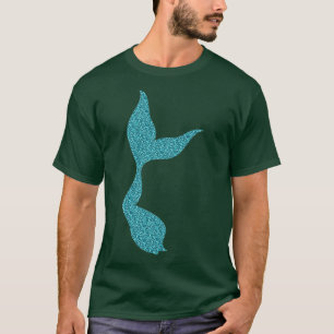 Camiseta Glittery Mermaid Tail