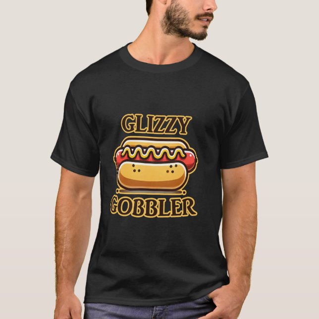 Camiseta Glizzy Gobbler Funny Hotdog Glizzy Meme (Frente)