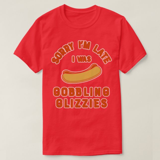 Camiseta Glizzy Hot Dog (Frente do Design)