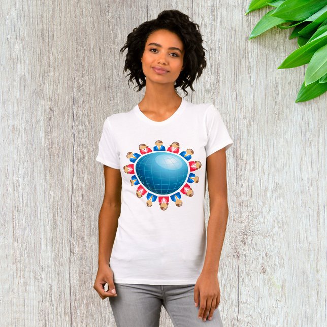 Camiseta Global de Mulheres e Empresárias (Criador carregado)