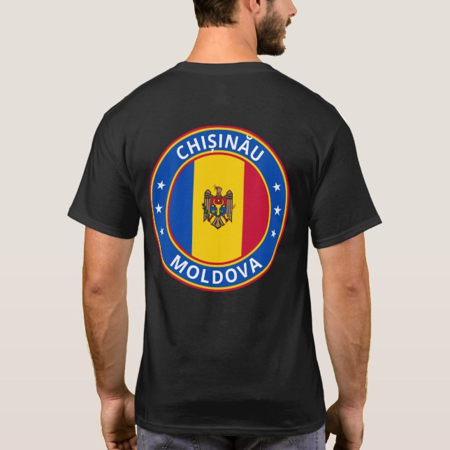 Camiseta Global Traveler - Chișinău, Moldávia (Verso)