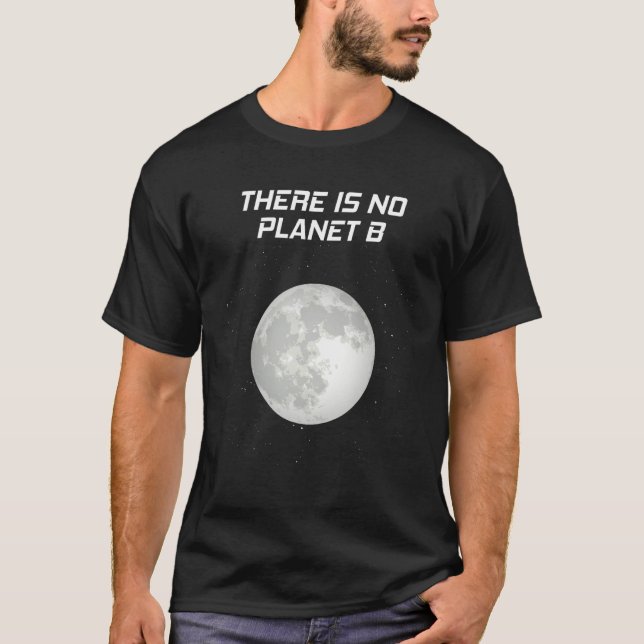 Camiseta Global Warming Space Moon Motif Climate (Frente)