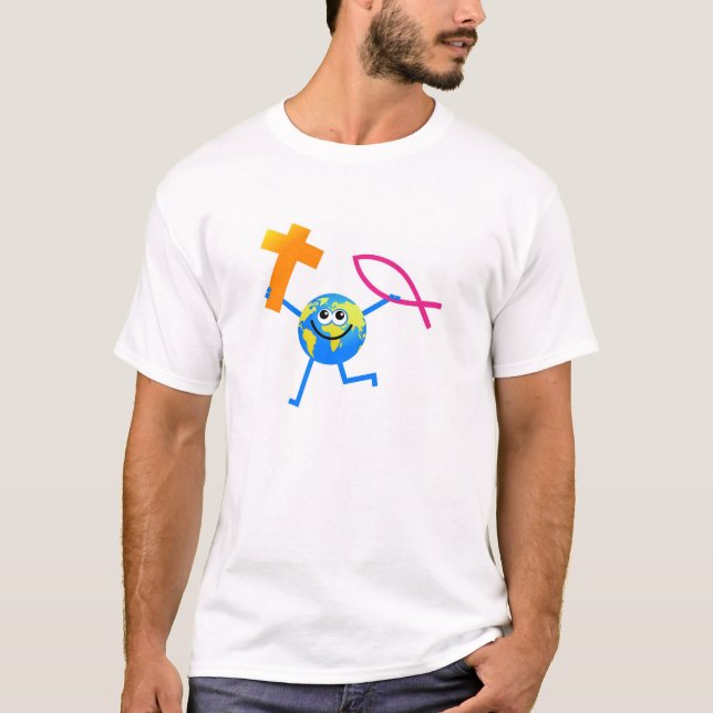 Camiseta Globo cristão (Frente)
