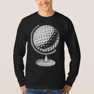 Camiseta Globo De Golfe Em Golfe