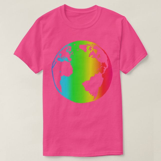Camiseta Globo de Iluminação RGB (Frente do Design)