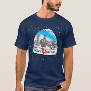 Camiseta Globo de neve BUFFALO NY 716 Nova York ama Winte B