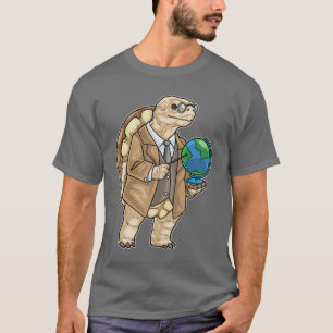 Camiseta Globo de Professor de História das Tartarugas