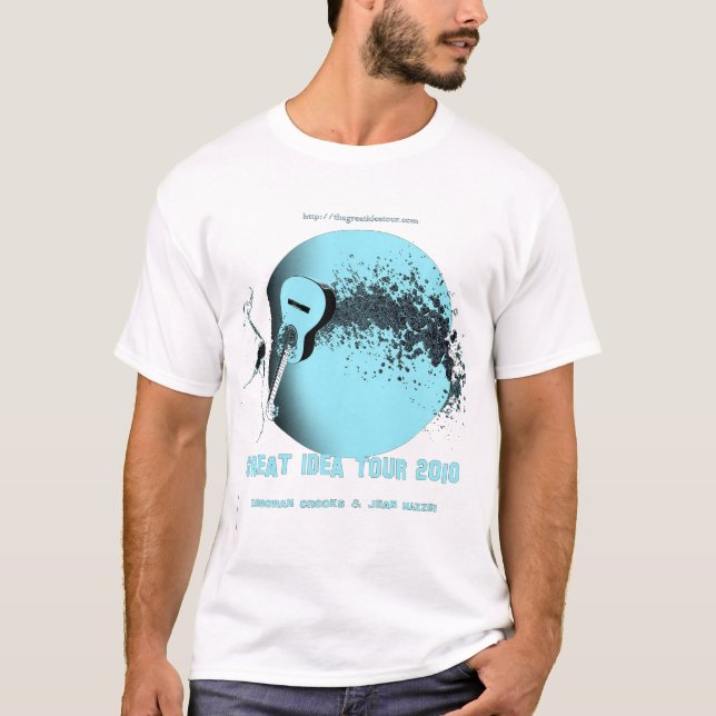 Camiseta Globo do aqua da excursão da grande ideia (Frente)