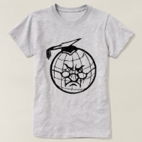 Globo Irritado Vestindo Educador Engraçado Mortarb