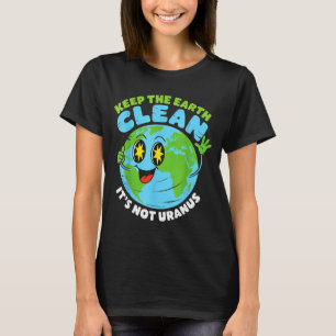 Camiseta Globo mantenha a terra limpa não é uranus citação