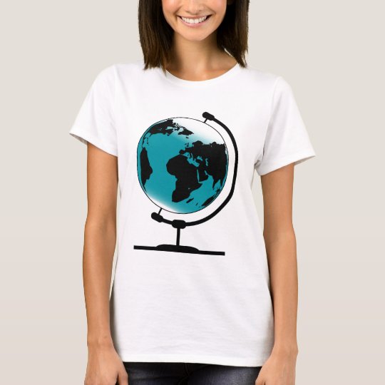 Camiseta Globo montado no giro de giro
