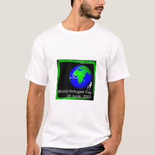 Camiseta Globo - mundo refugiado dia reunião os 16-22 de