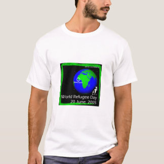 Camiseta Globo - mundo refugiado dia reunião os 16-22 de