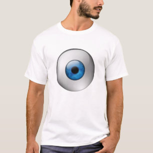 Camiseta Globo ocular azul