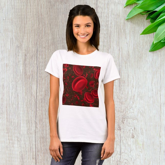 Camiseta Glóbulos Vermelhos Microscópicos (Criador carregado)