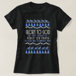 Camiseta Glória a Deus nas Alturas Natal