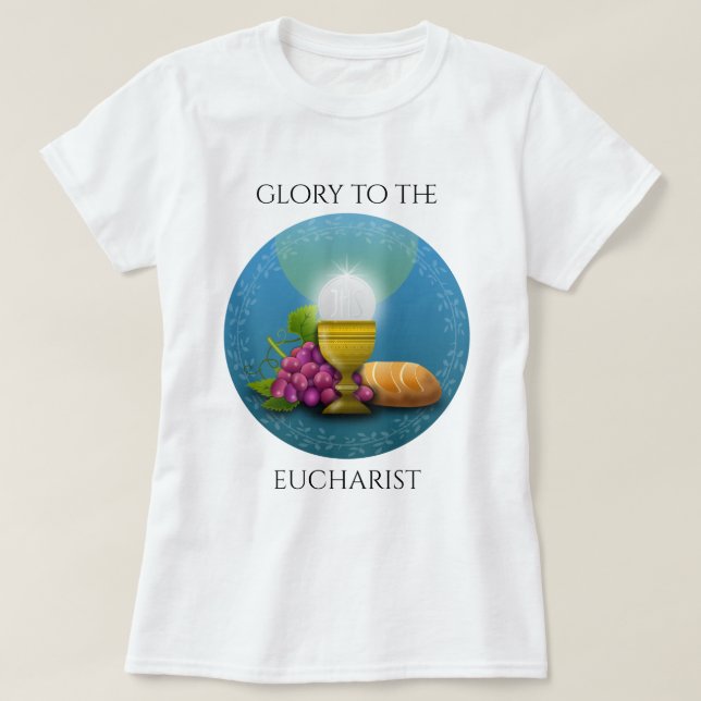 CAMISETA GLÓRIA À EUCHARIST (Frente do Design)