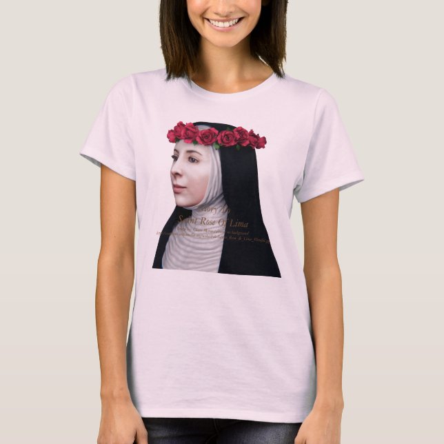 Camiseta Glória A Santo Rosa De Lima (Frente)